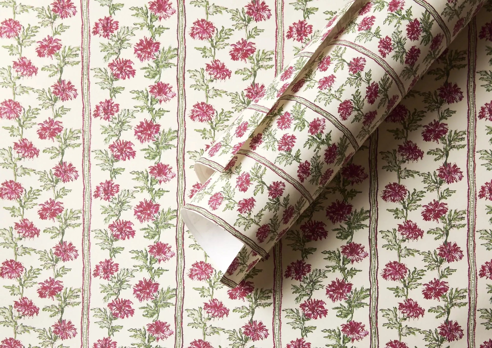 CORNFLOWER STRIPE WALLPAPER BY THE CL COLLECTION