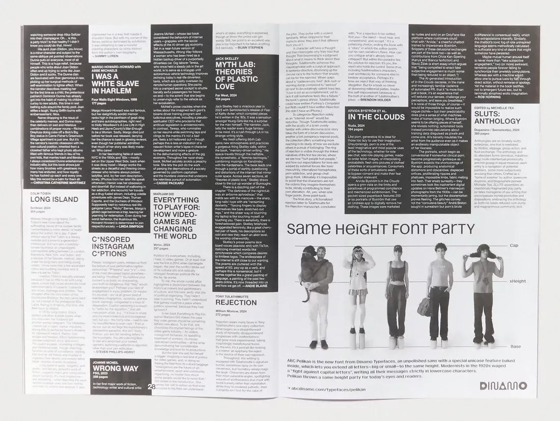 An image of multiple snippets in a book in black and white, with a photo of 5 people and a dog available  to buy on the-salon.com. SALON curates the finest , unique, handmade pieces from the interior industry's best makers and brands. Shop luxury furniture, lighting, rugs, art, antiques and vintage pieces and accessories from SALON interior designed rooms.