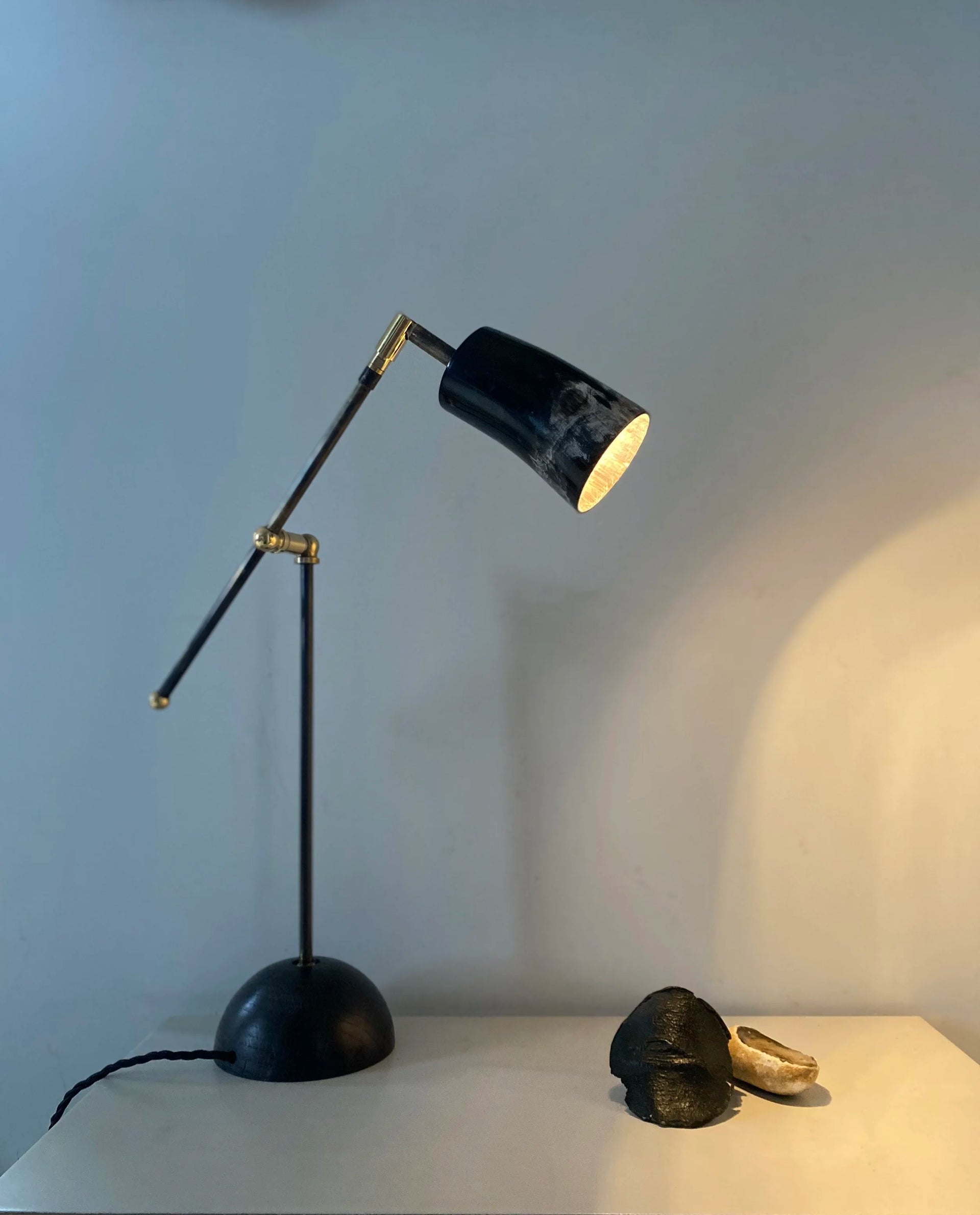HORN DESK LIGHT BY CHARLOTTE PACKE