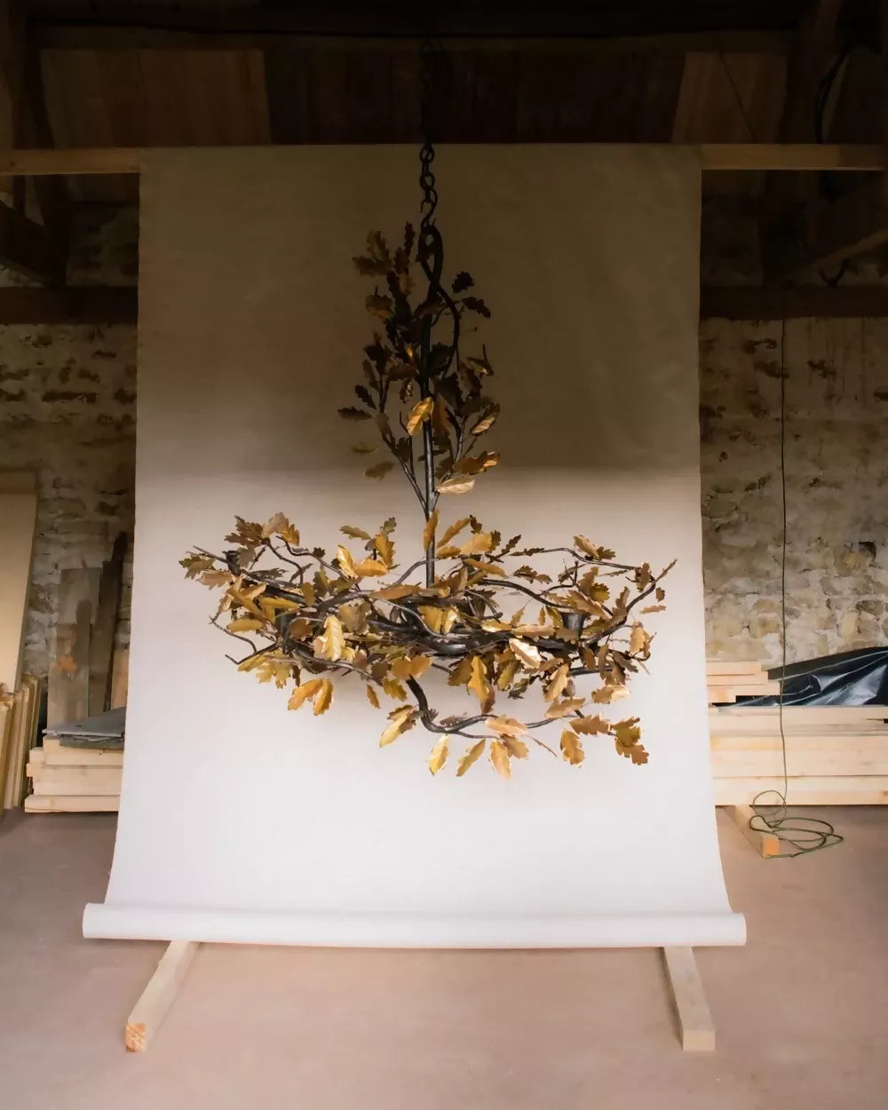 TALL OAK CHANDELIER BY JESS WHEELER