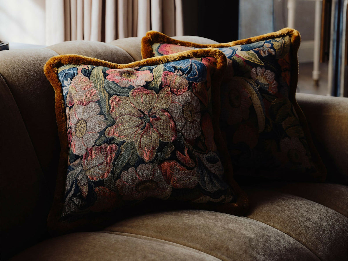 ROUGE VERT SQUARE CUSHION BY TROVE BY STUDIO DUGGAN