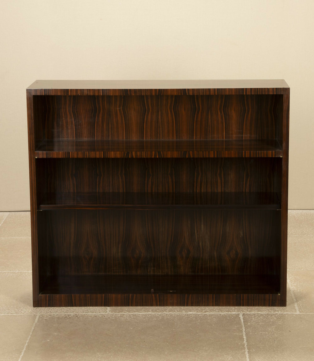 20TH CENTURY FRENCH ART DECO OPEN BOOKCASE
