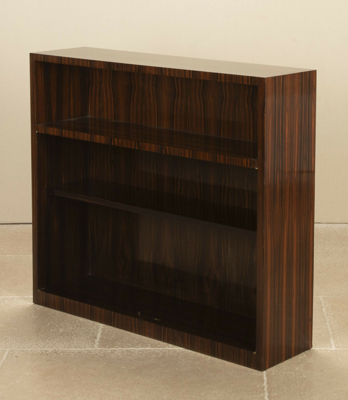 20TH CENTURY FRENCH ART DECO OPEN BOOKCASE