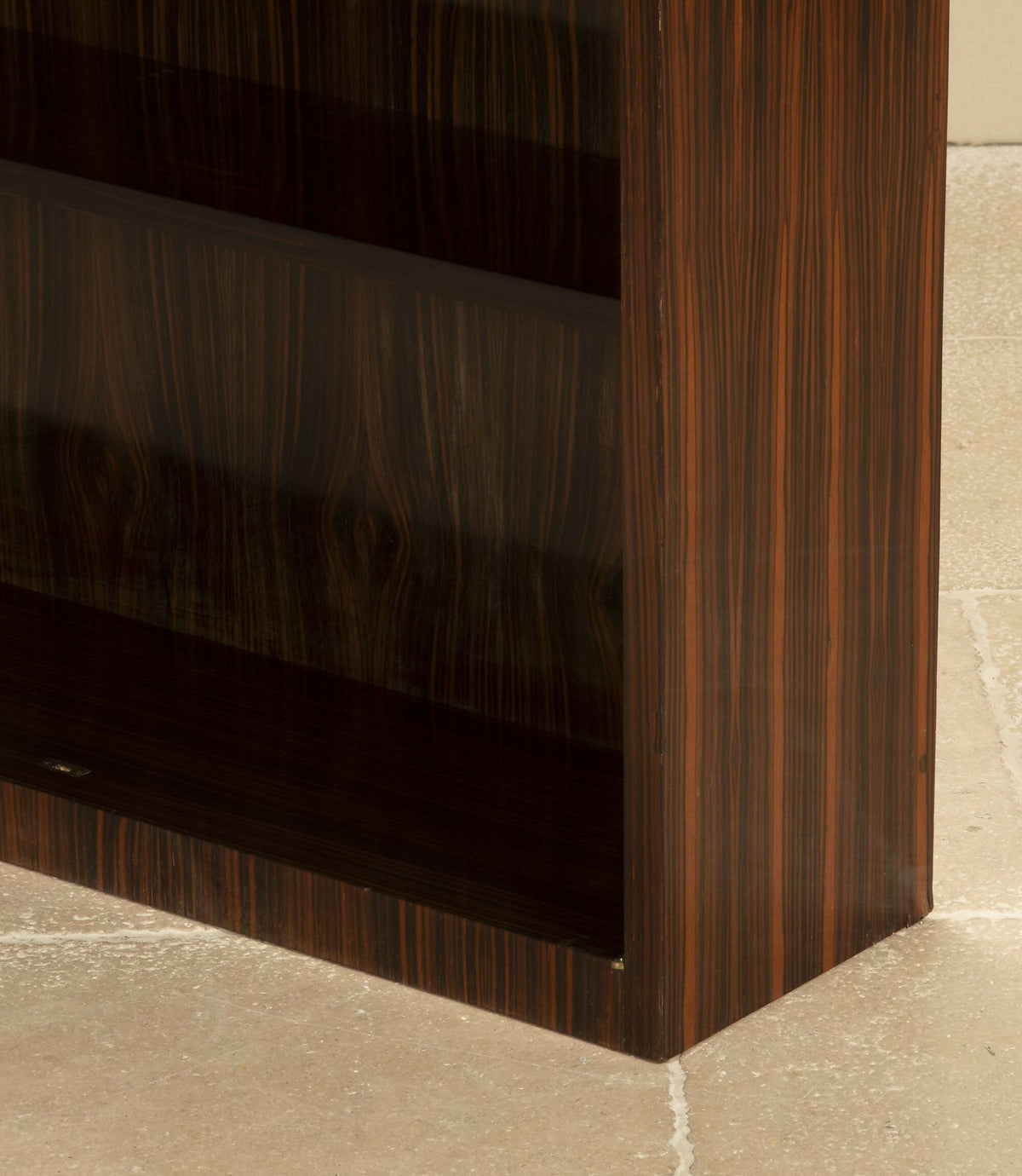 20TH CENTURY FRENCH ART DECO OPEN BOOKCASE