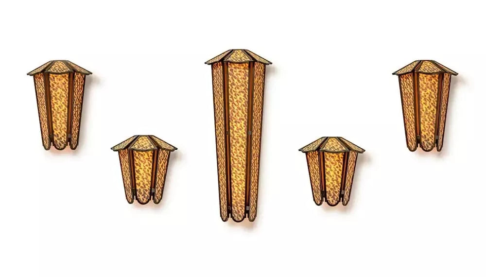 LOZENGE LANTERN SCONCE BY LUTYENS FURNITURE & LIGHTING