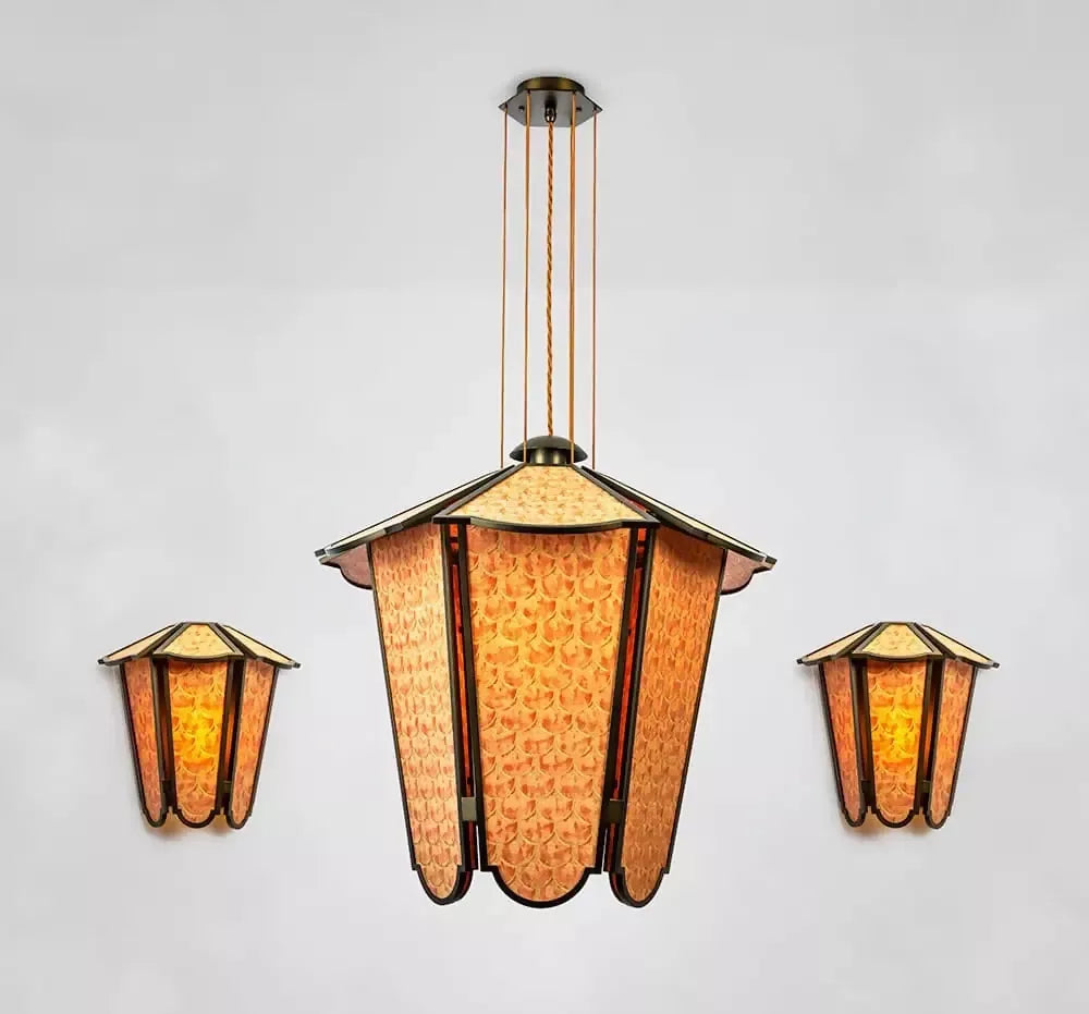 LOZENGE LANTERN SCONCE BY LUTYENS FURNITURE & LIGHTING