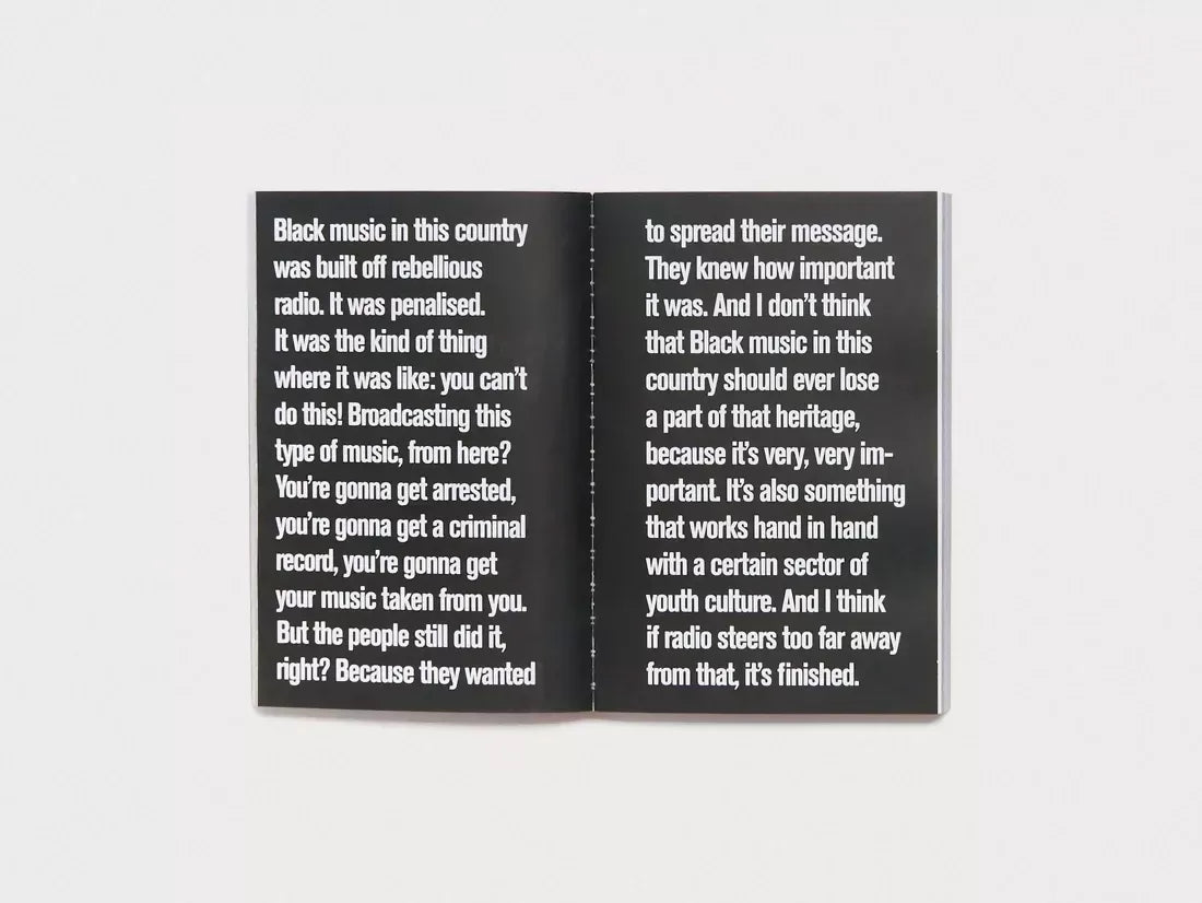 Open Book, black pages with white writing about black music, available  to buy on the-salon.com. SALON curates the finest , unique, handmade pieces from the interior industry's best makers and brands. Shop luxury furniture, lighting, rugs, art, antiques and vintage pieces and accessories from SALON interior designed rooms.