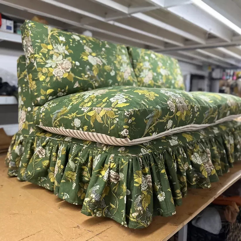 SEREN FRILL SLIPCOVER SOFA BY MARO HOME