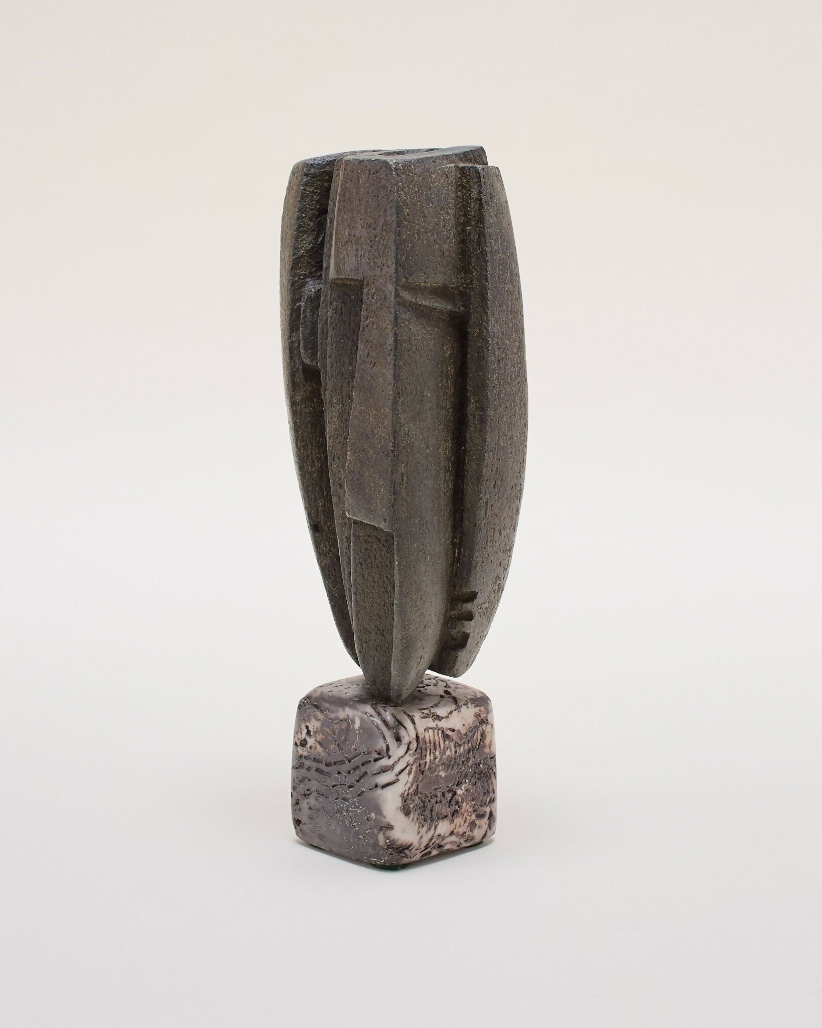 Abstract ceramic sculpture on a white background,  available  to buy on the-salon.com. SALON curates the finest , unique, handmade pieces from the interior industry's best makers and brands. Shop luxury furniture, lighting, rugs, art, antiques and vintage pieces and accessories from SALON interior designed rooms.