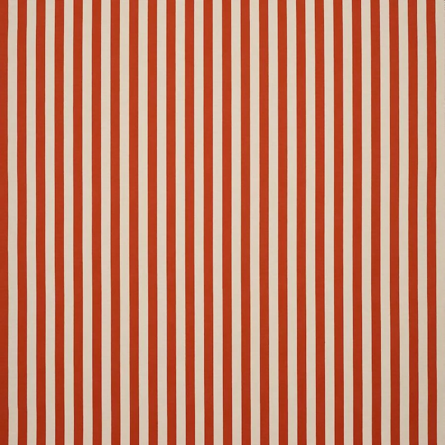 ORANGE AND WHITE STRIPED PARASOL BY PLIA PARASOLS