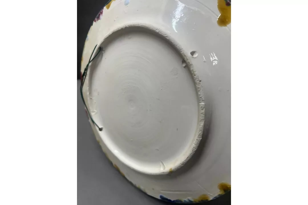 Portuguese Palissy-style majolica lobster plate