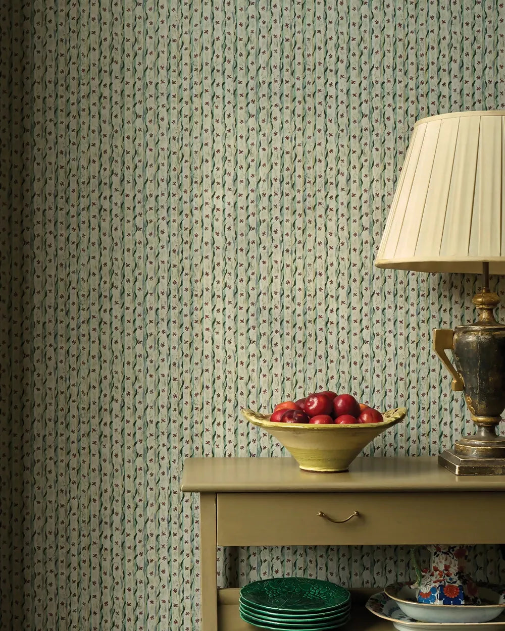 PERCIVAL PLUM WALLPAPER BY THE KENSINGTON PAPERIE