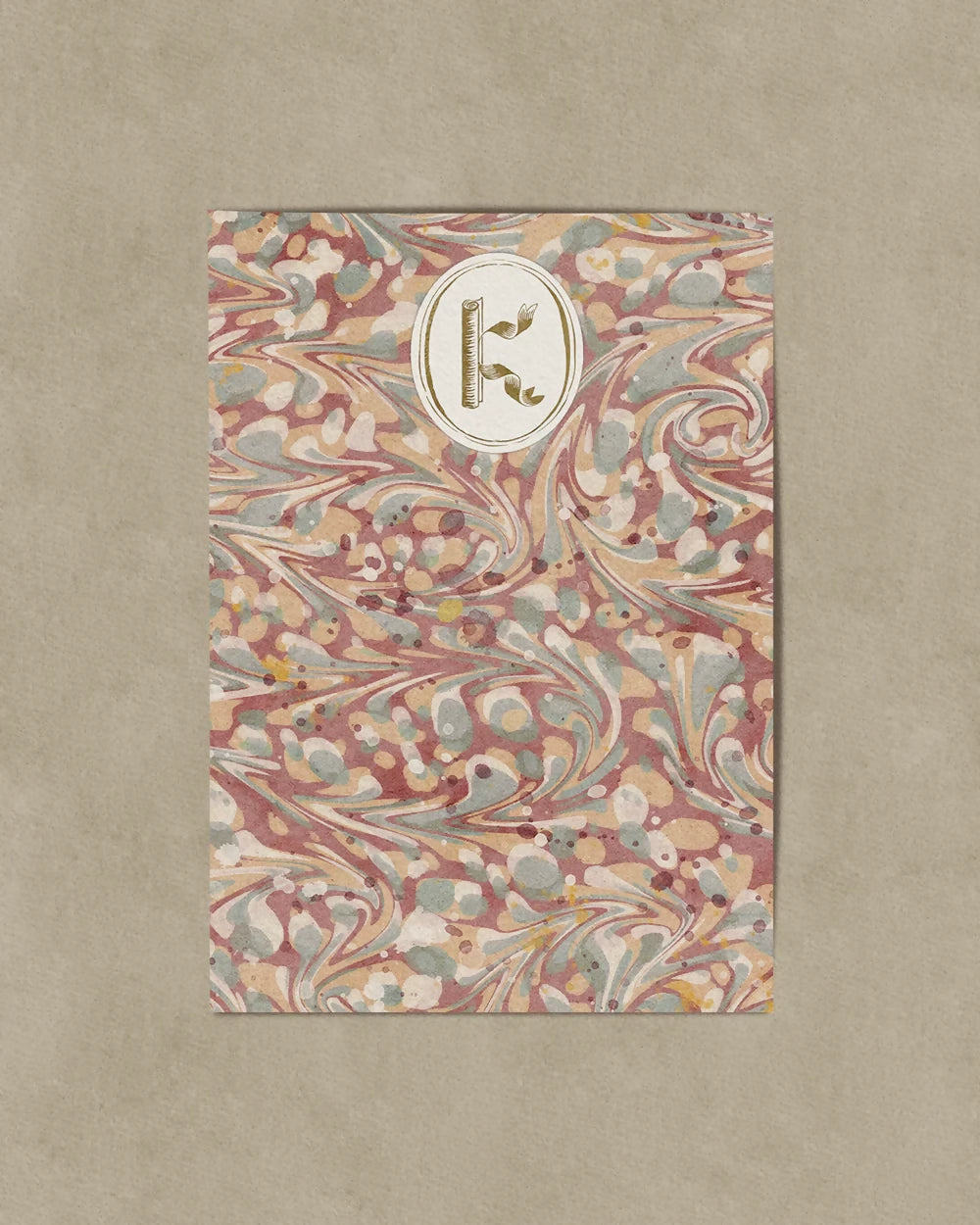 MARBLE TERRACOTTA WALLPAPER BY THE KENSINGTON PAPERIE