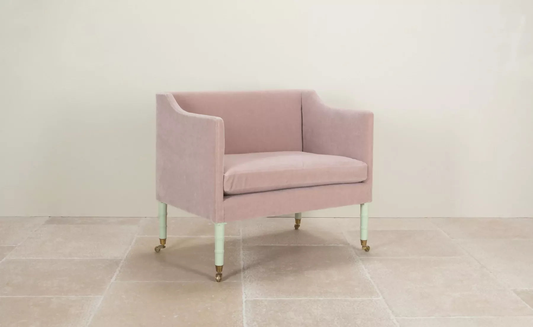 BRIGHTON ARMCHAIR WITH PAINTED LEGS BY LORFORDS CONTEMPORARY