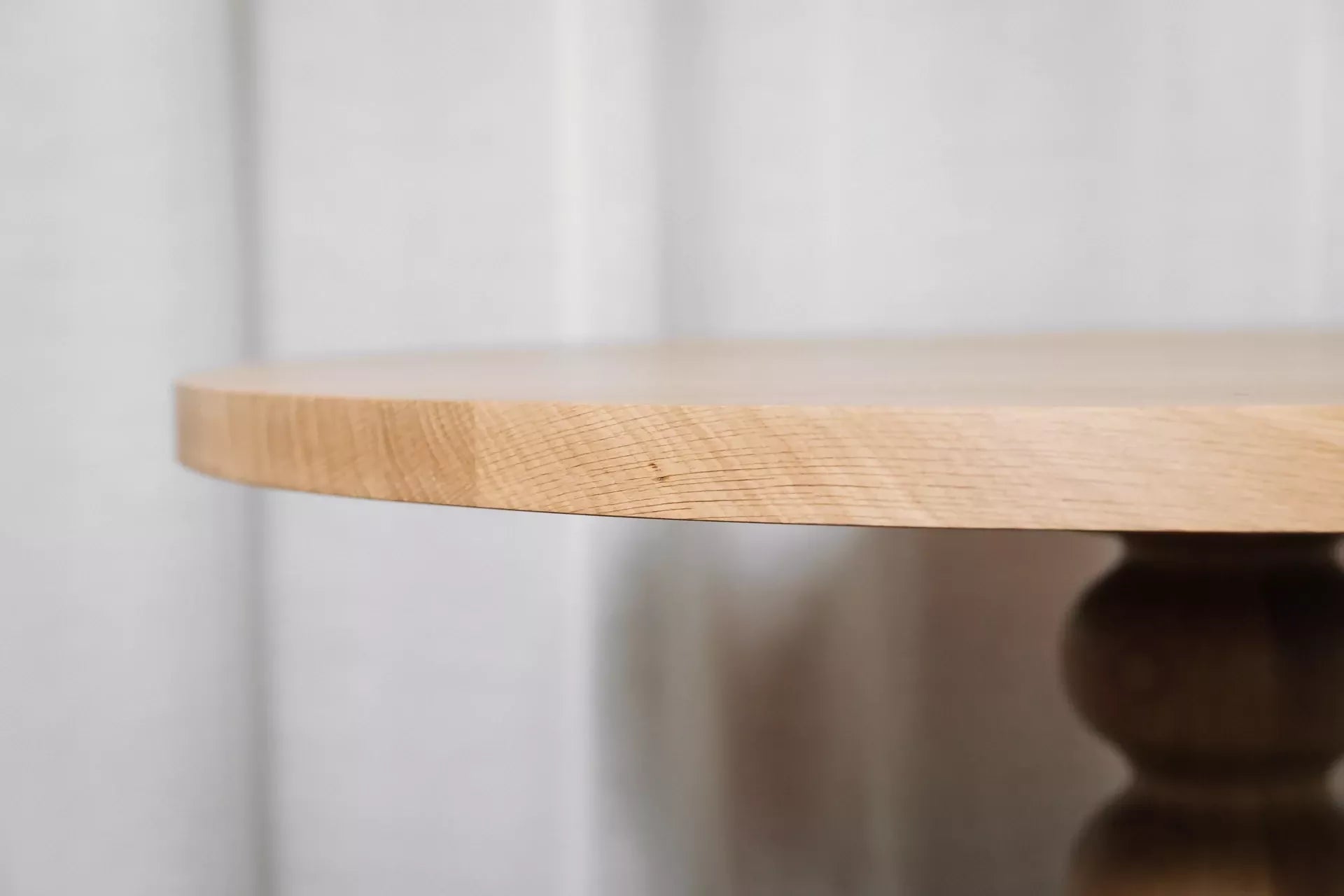 (IMPERFECT) PEDESTAL TABLE BY GALVIN BROTHERS