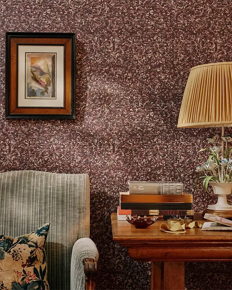 MARBLE LAGOON WALLPAPER BY THE KENSINGTON PAPERIE