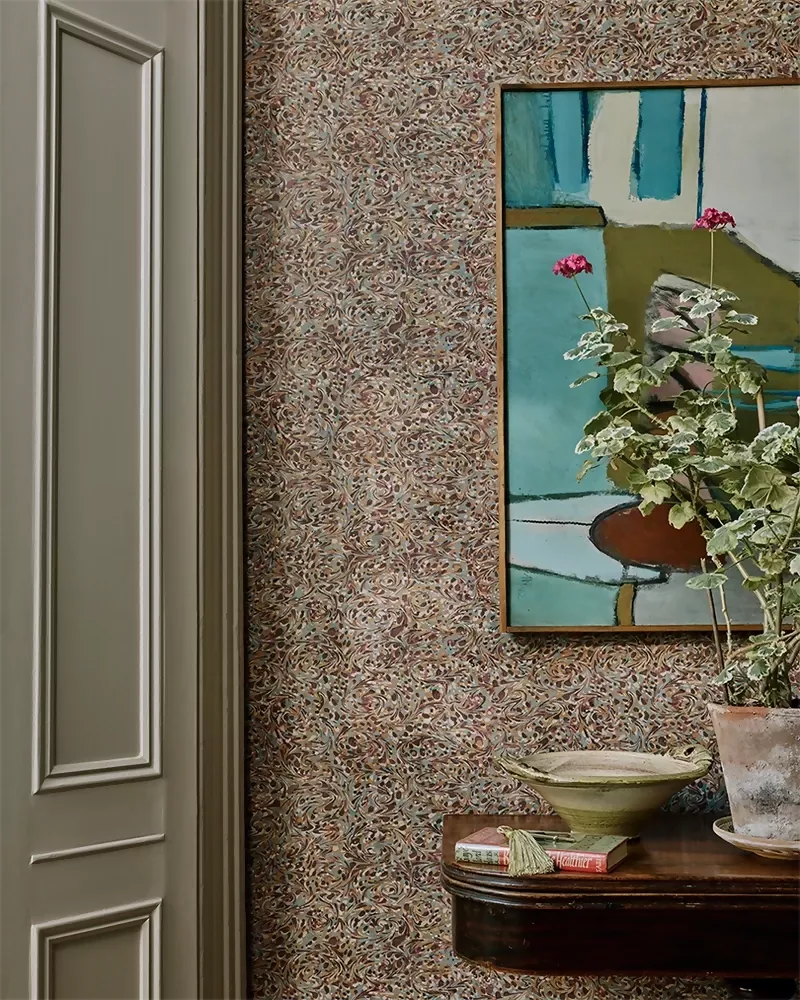 MARBLE OASIS WALLPAPER BY THE KENSINGTON PAPERIE