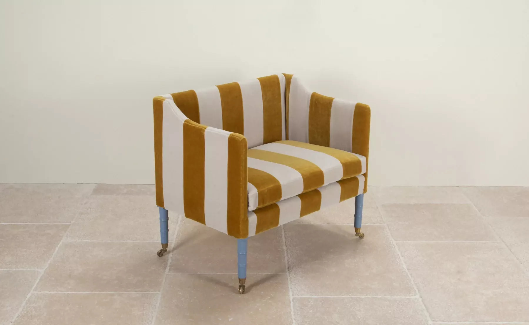 BRIGHTON ARMCHAIR WITH PAINTED LEGS BY LORFORDS CONTEMPORARY