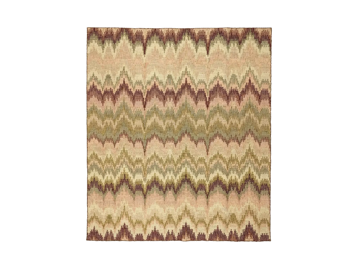 BARGELLO RUG GREEN BY TROVE BY STUDIO DUGGAN