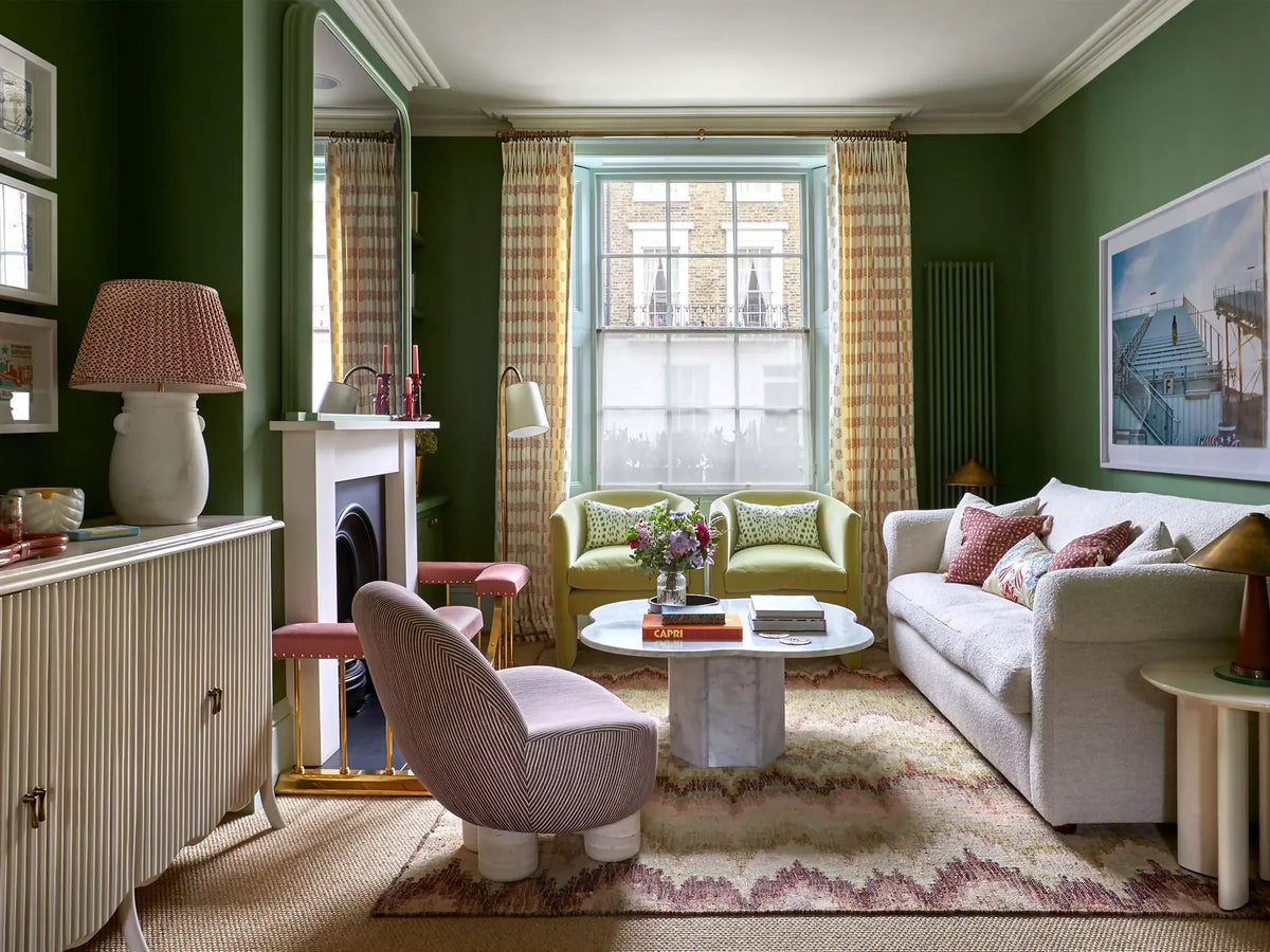 BARGELLO RUG GREEN BY TROVE BY STUDIO DUGGAN
