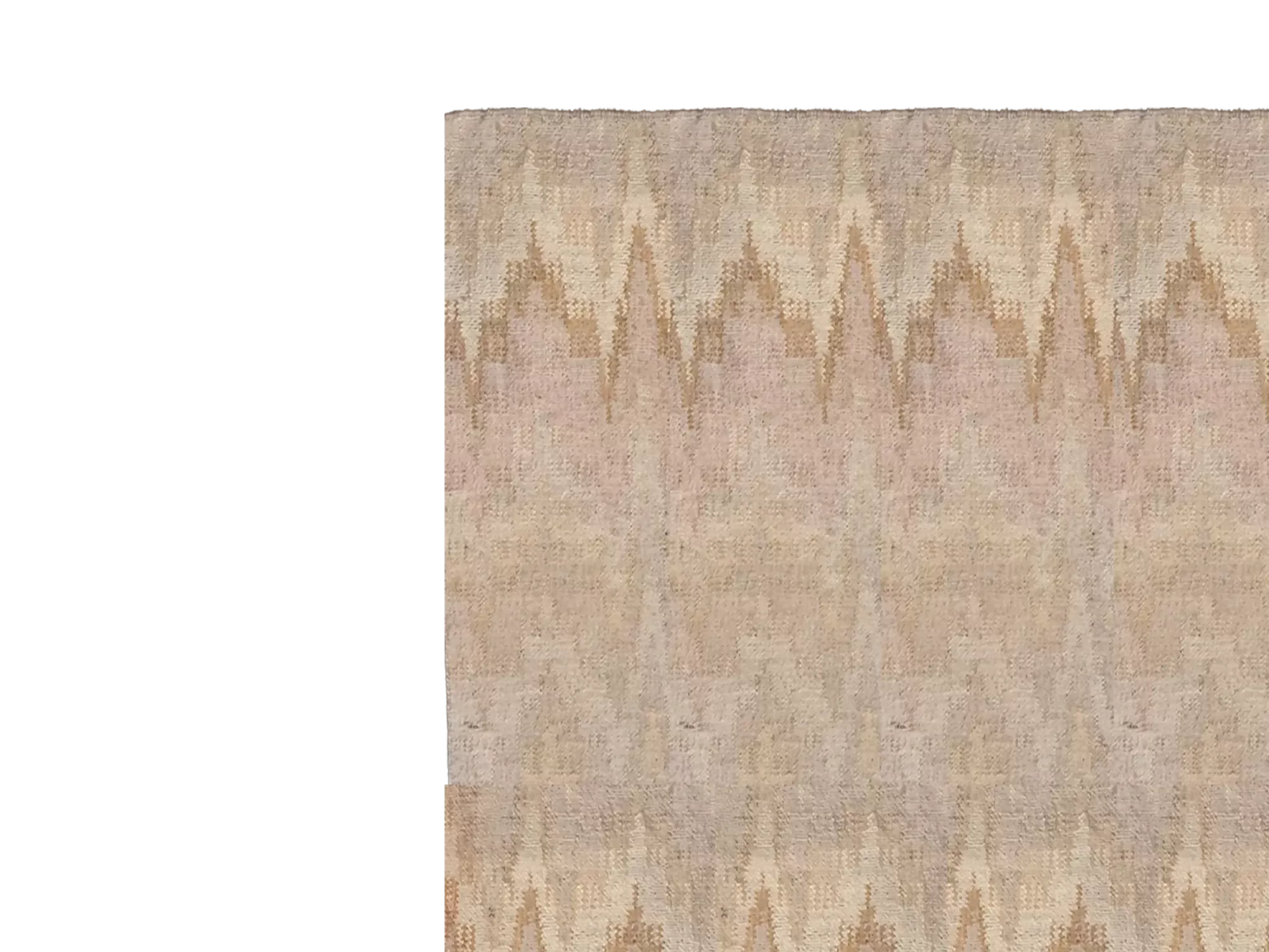 BARGELLO RUG NEUTRAL BY TROVE BY STUDIO DUGGAN