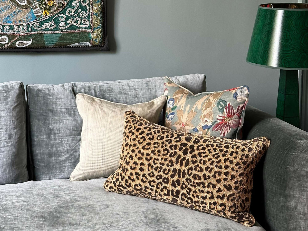 LEOPARD SMALL OBLONG CUSHION BY TROVE BY STUDIO DUGGAN