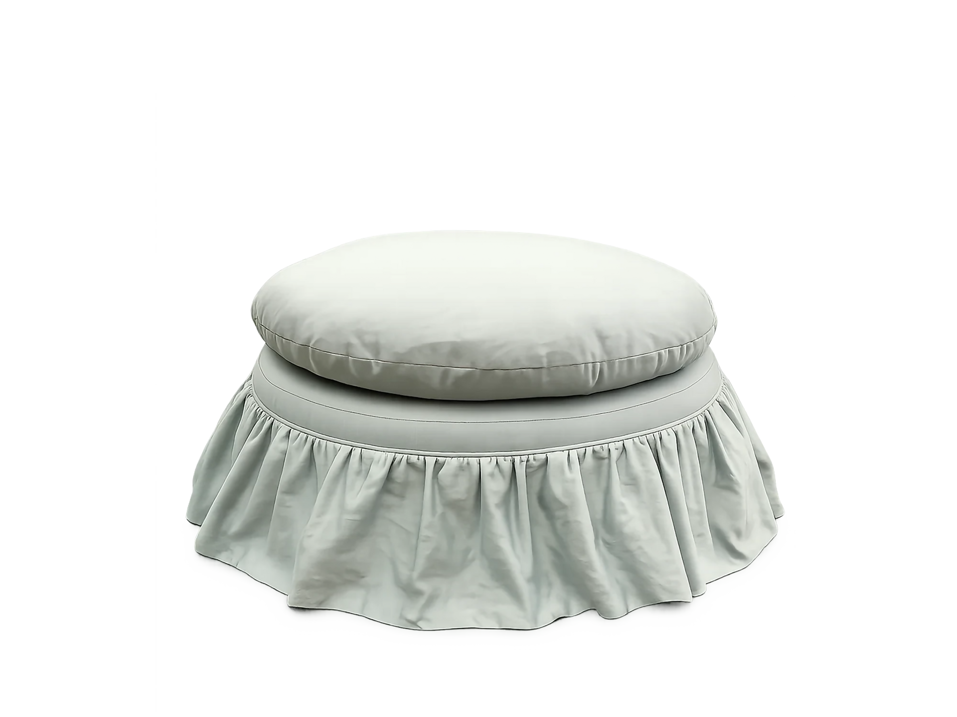 PENELOPE ROUND OTTOMAN BY TROVE BY STUDIO DUGGAN