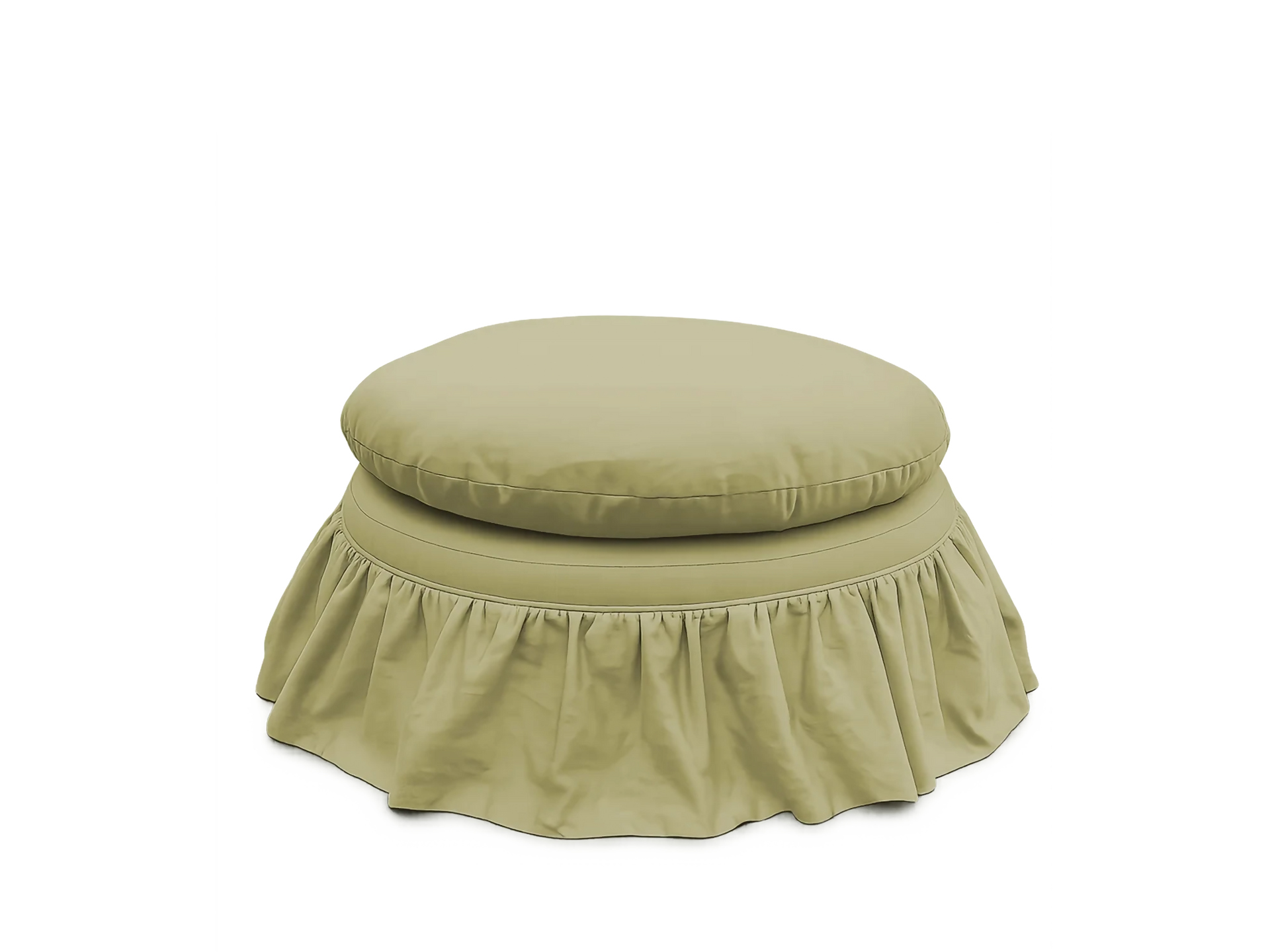 PENELOPE ROUND OTTOMAN BY TROVE BY STUDIO DUGGAN