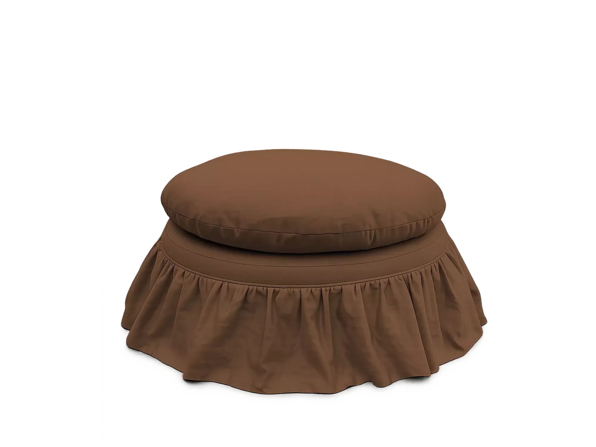 PENELOPE ROUND OTTOMAN BY TROVE BY STUDIO DUGGAN