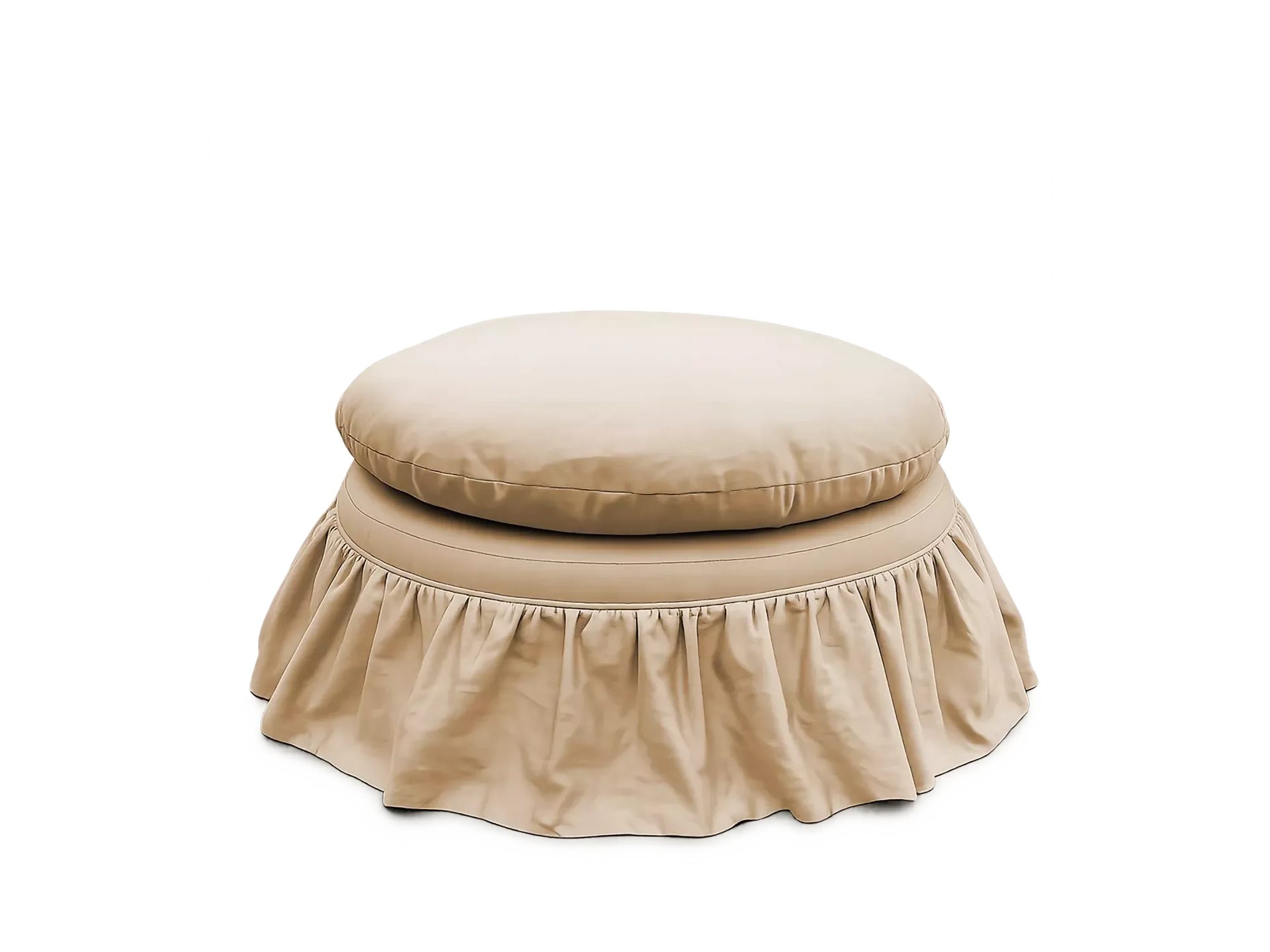 PENELOPE ROUND OTTOMAN BY TROVE BY STUDIO DUGGAN