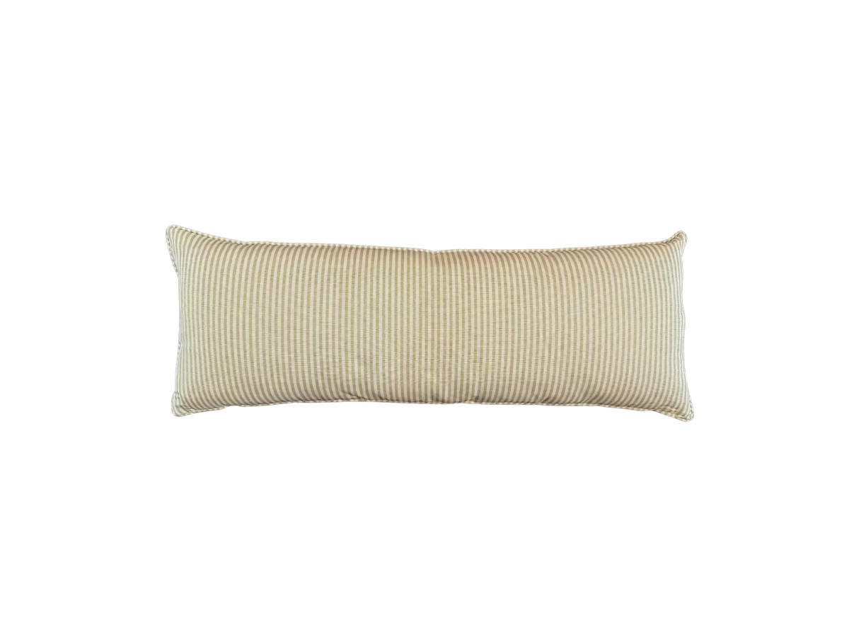 POLYANTHUS LUMBAR CUSHION CELADON BY TROVE BY STUDIO DUGGAN