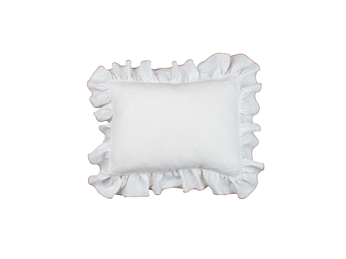 RUFFLE MINI PILLOW SLIP BY TROVE BY STUDIO DUGGAN