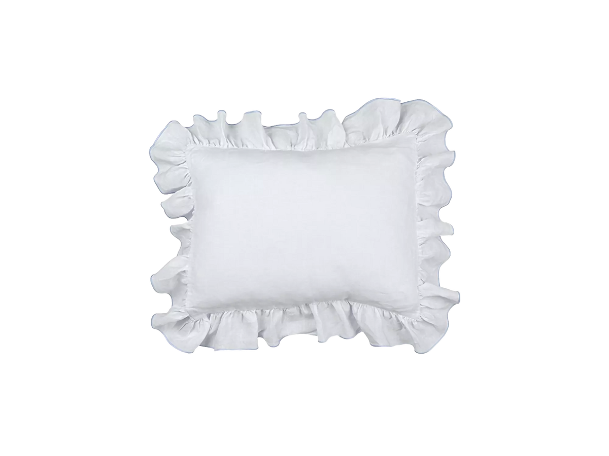 RUFFLE MINI PILLOW SLIP BY TROVE BY STUDIO DUGGAN