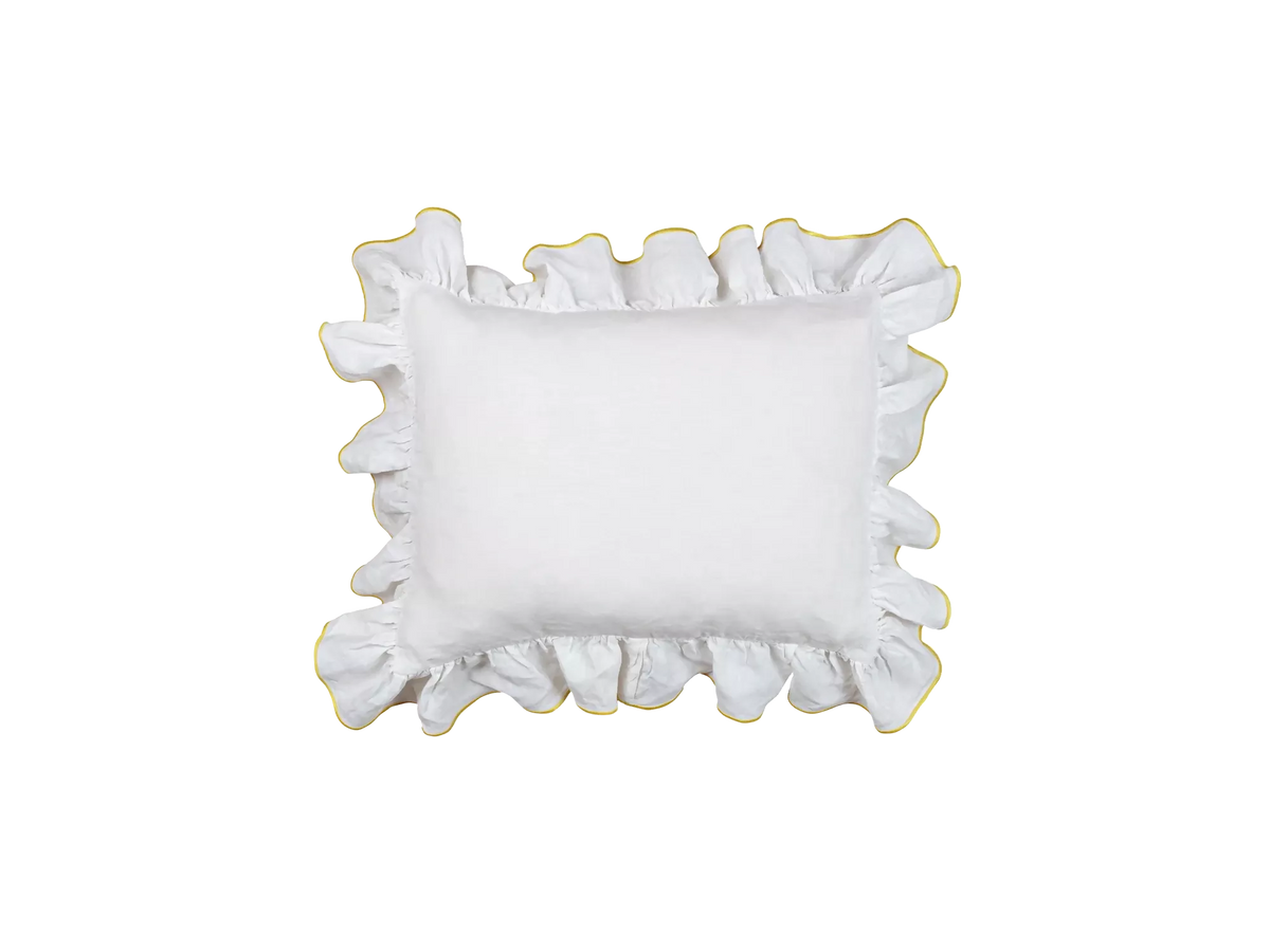 RUFFLE MINI PILLOW SLIP BY TROVE BY STUDIO DUGGAN