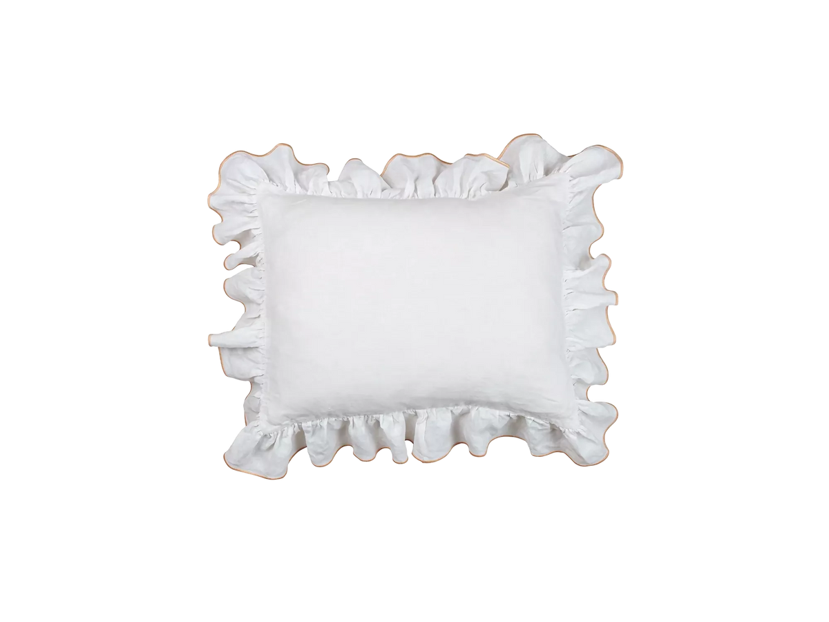 RUFFLE MINI PILLOW SLIP BY TROVE BY STUDIO DUGGAN