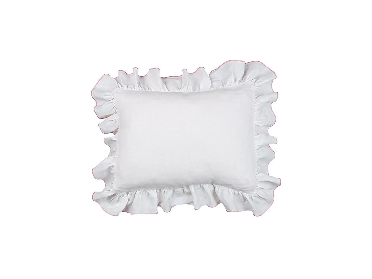RUFFLE MINI PILLOW SLIP BY TROVE BY STUDIO DUGGAN