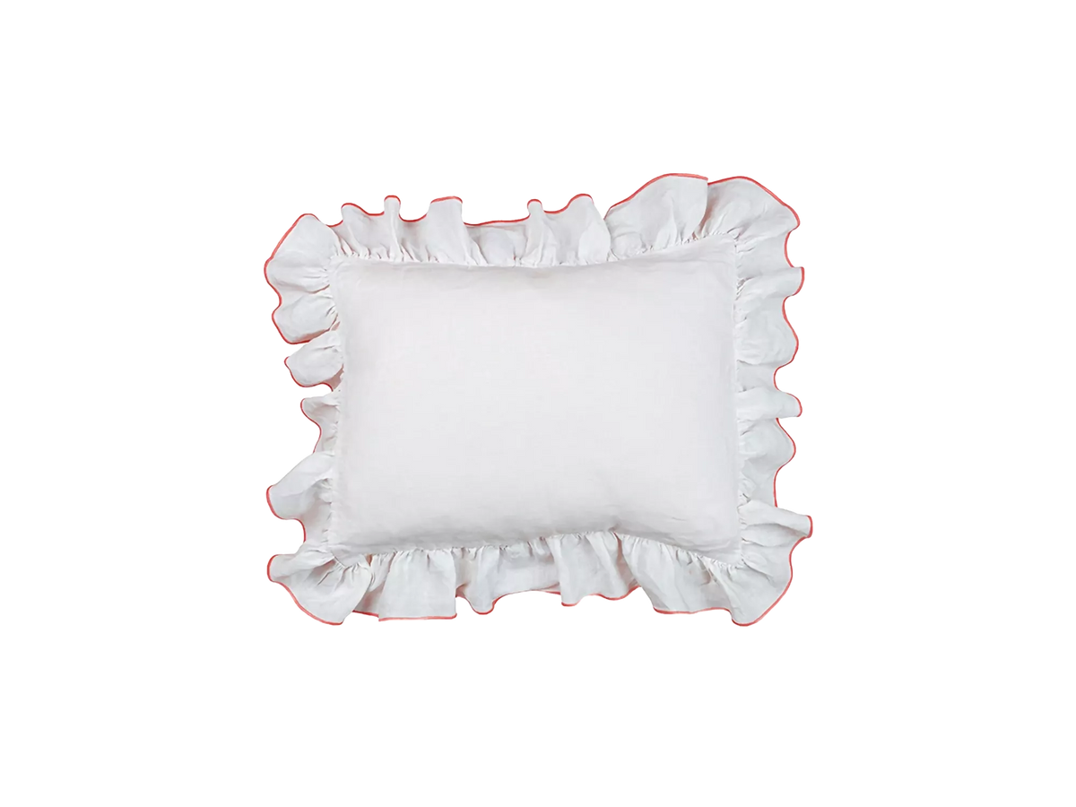 RUFFLE MINI PILLOW SLIP BY TROVE BY STUDIO DUGGAN