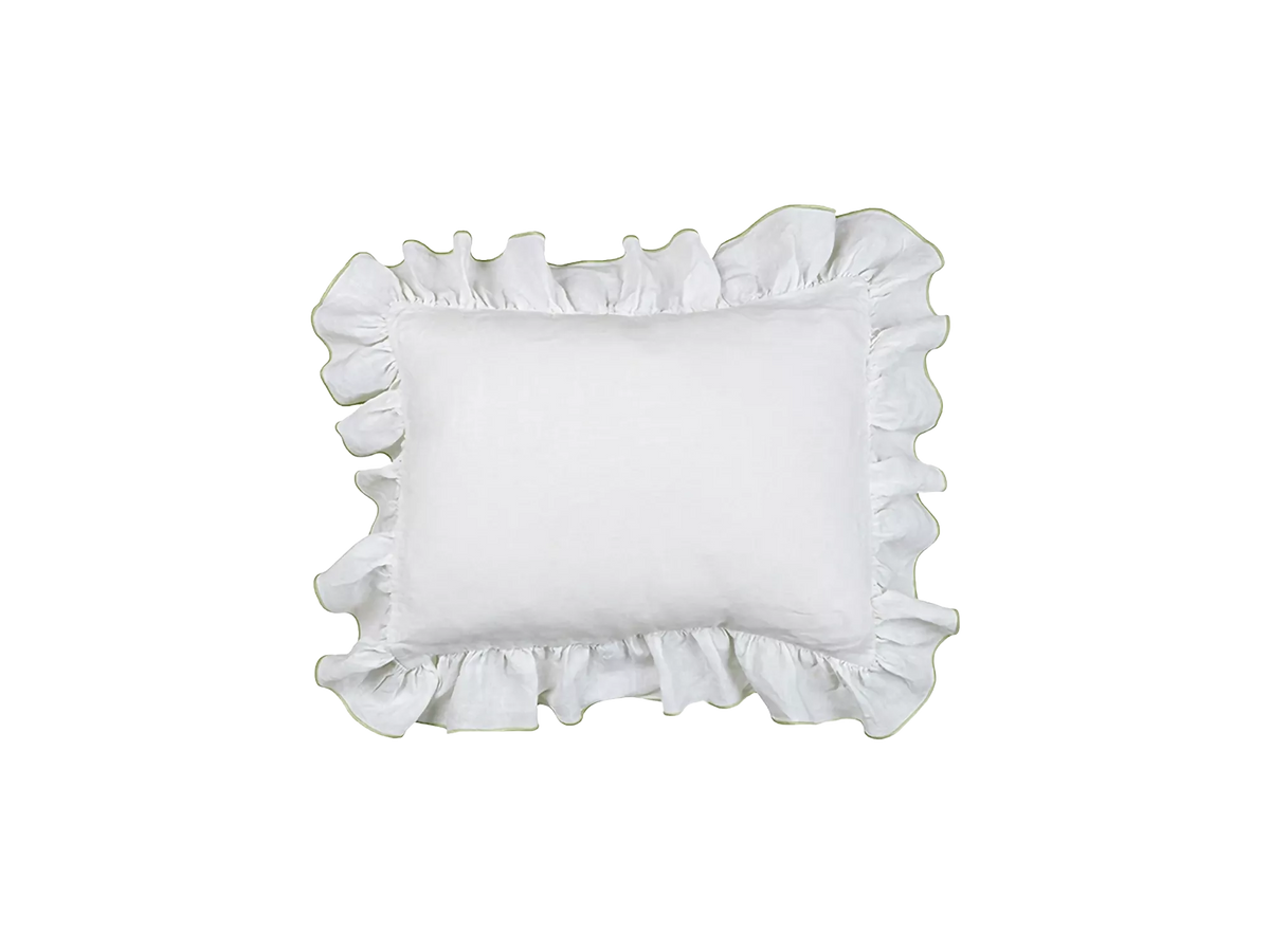 RUFFLE MINI PILLOW SLIP BY TROVE BY STUDIO DUGGAN