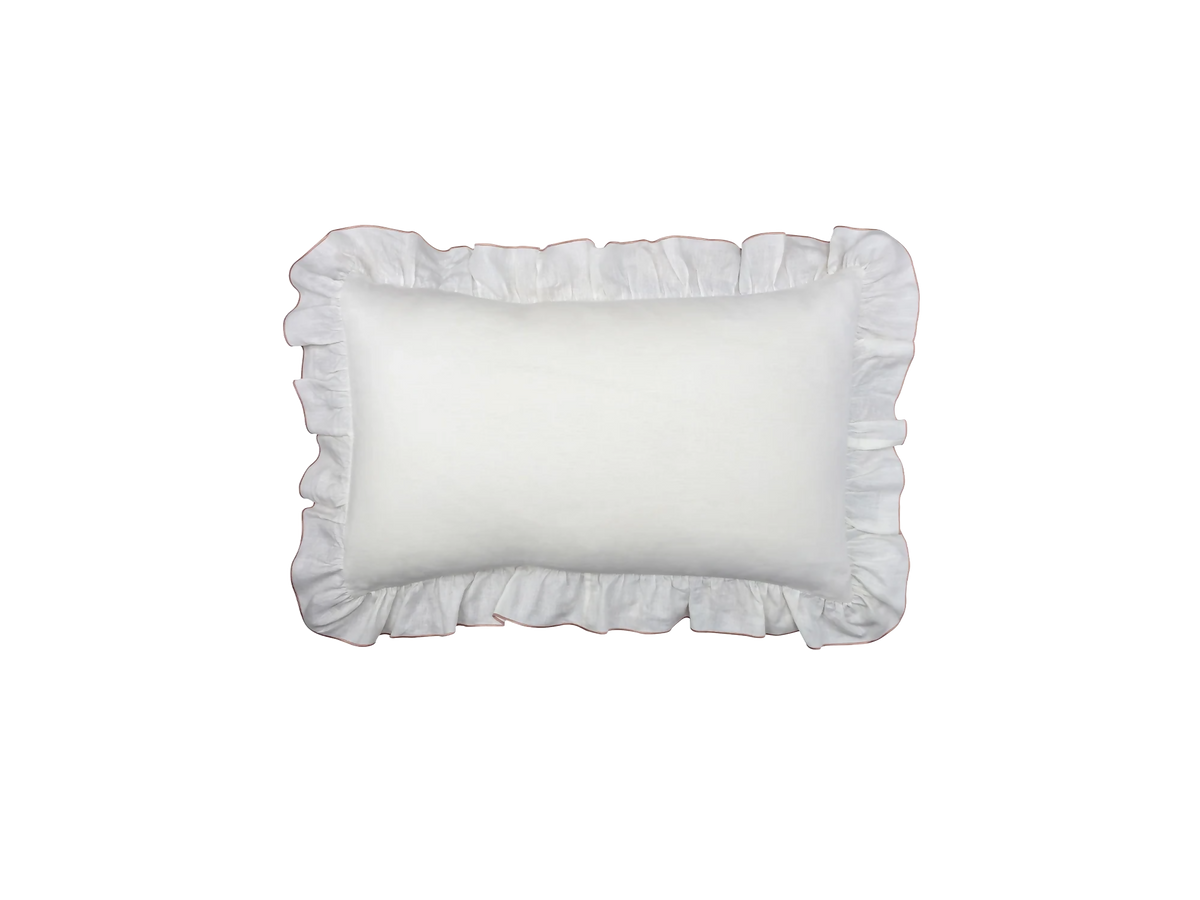 RUFFLE SUPER KING PILLOW SLIP BY TROVE BY STUDIO DUGGAN
