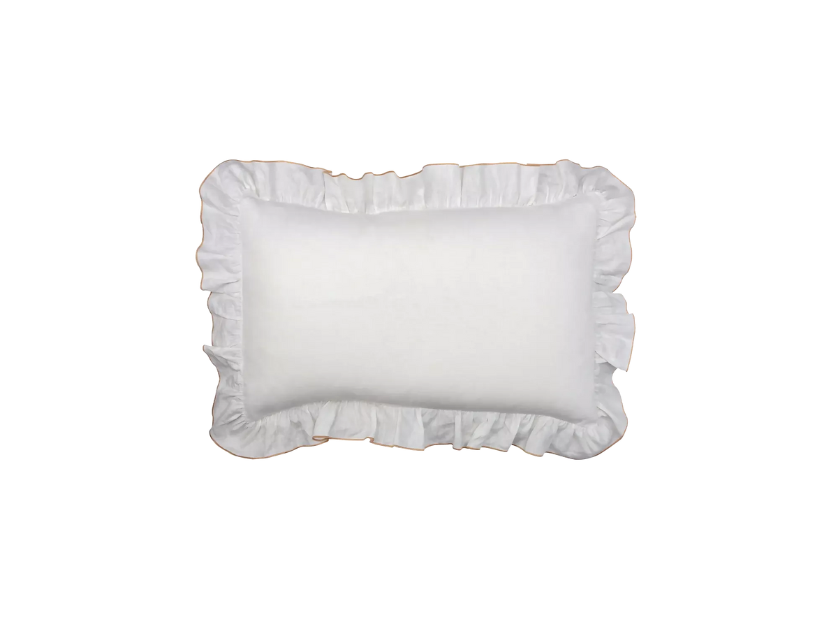 RUFFLE SUPER KING PILLOW SLIP BY TROVE BY STUDIO DUGGAN