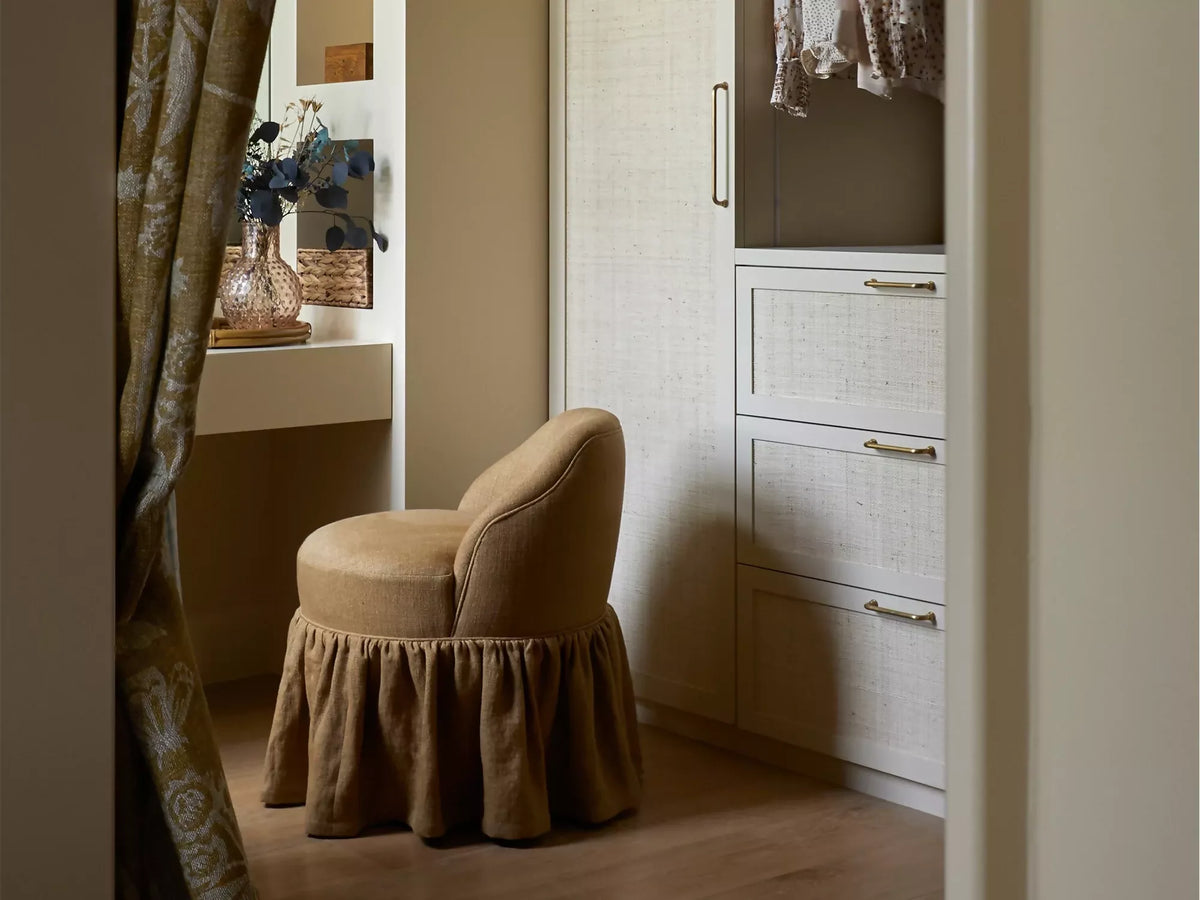 SEVEN CHAIR, SKIRTED BY TROVE BY STUDIO DUGGAN