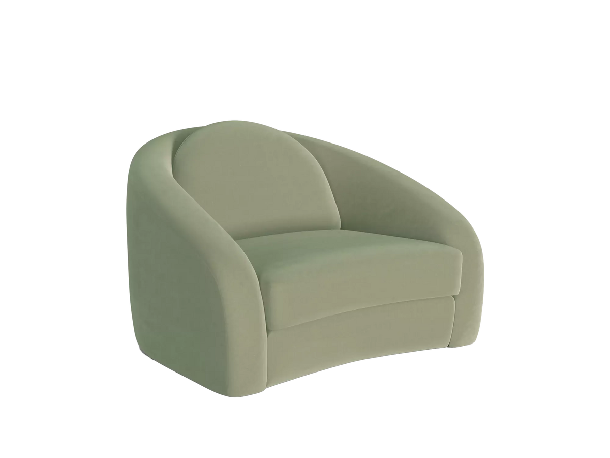 STELLA SWIVEL ARMCHAIR BY TROVE BY STUDIO DUGGAN