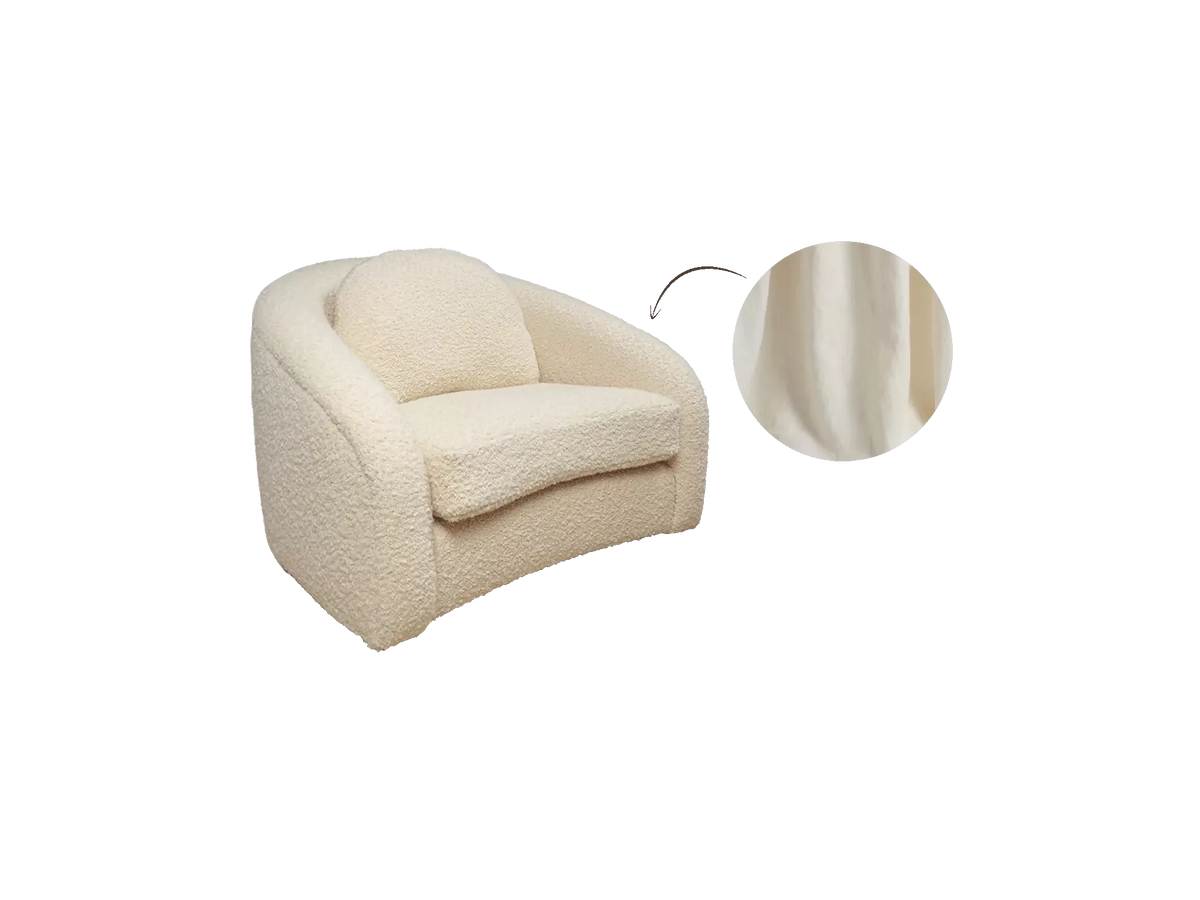 STELLA SWIVEL ARMCHAIR BY TROVE BY STUDIO DUGGAN