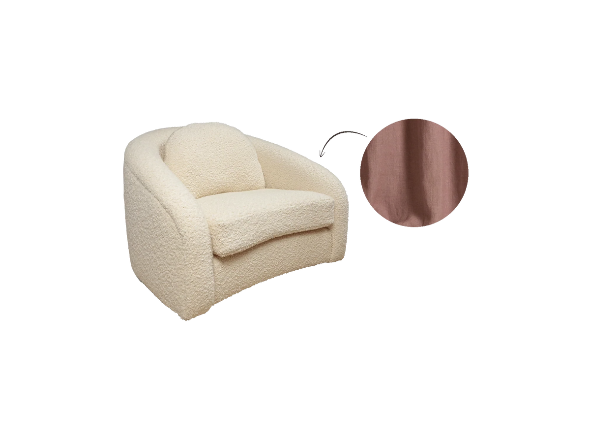 STELLA SWIVEL ARMCHAIR BY TROVE BY STUDIO DUGGAN