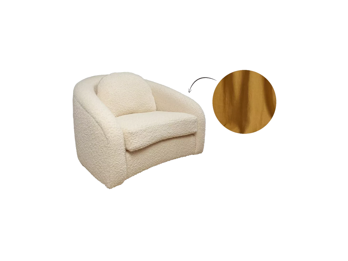 STELLA SWIVEL ARMCHAIR BY TROVE BY STUDIO DUGGAN