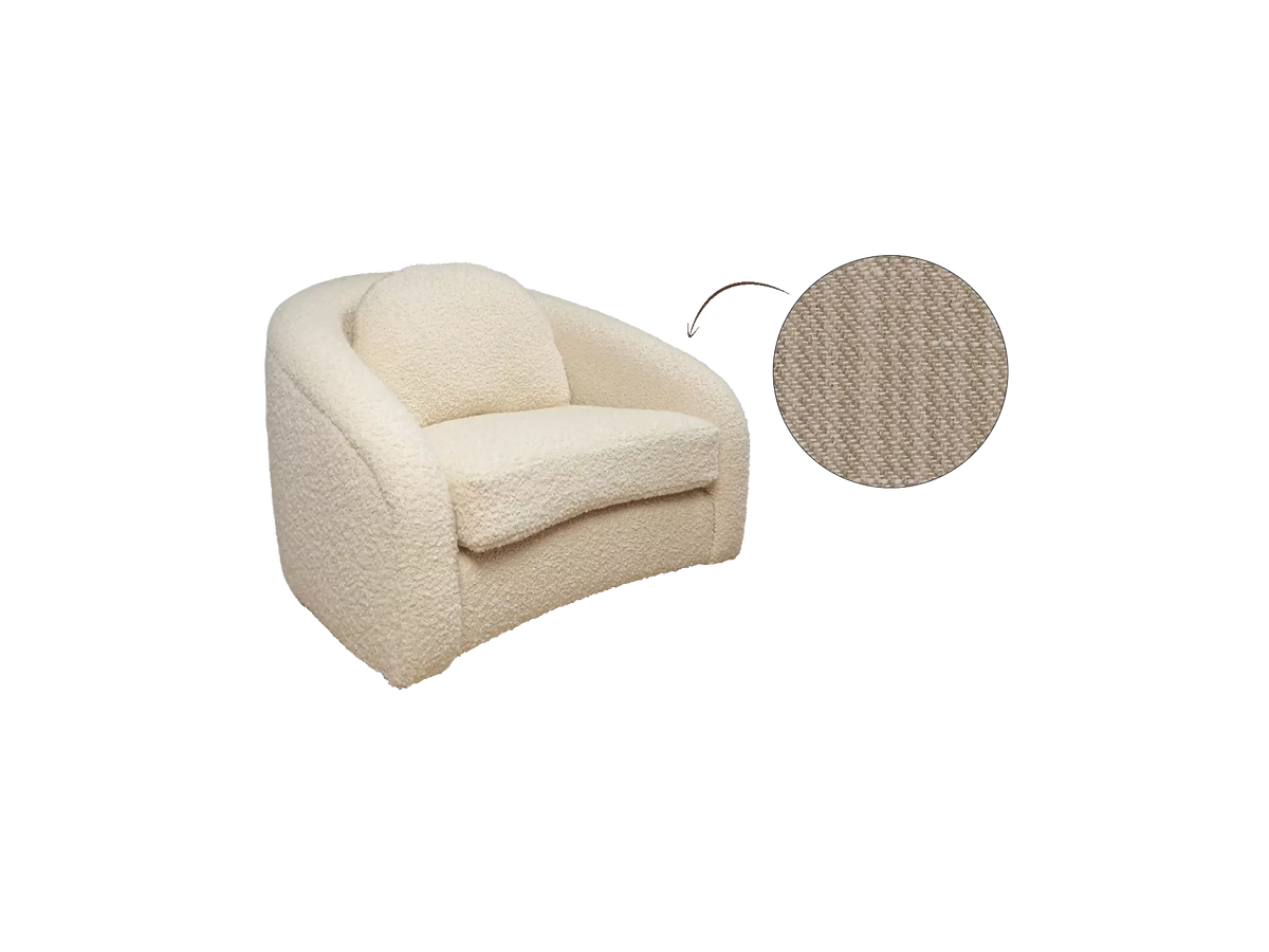 STELLA SWIVEL ARMCHAIR BY TROVE BY STUDIO DUGGAN