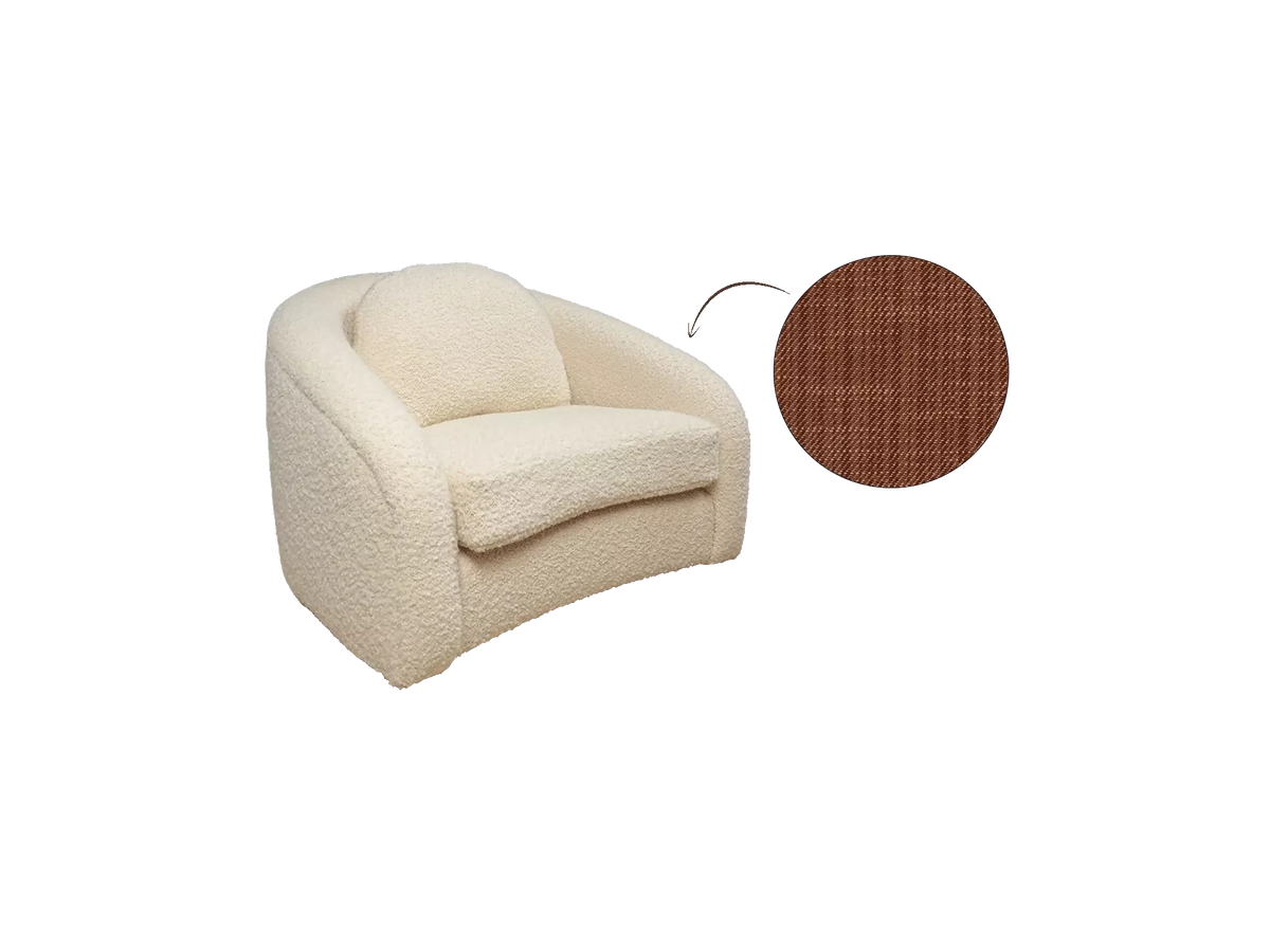 STELLA SWIVEL ARMCHAIR BY TROVE BY STUDIO DUGGAN