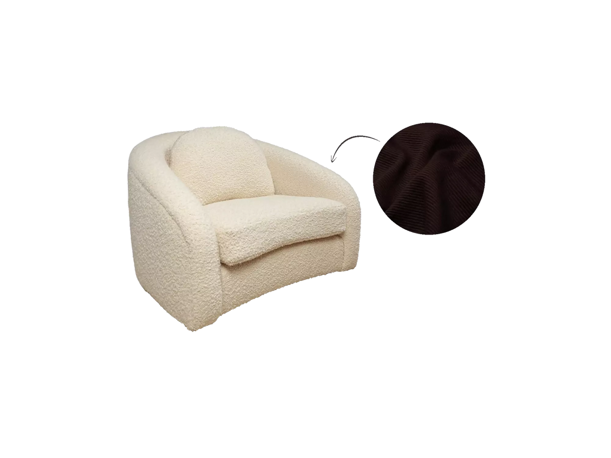STELLA SWIVEL ARMCHAIR BY TROVE BY STUDIO DUGGAN