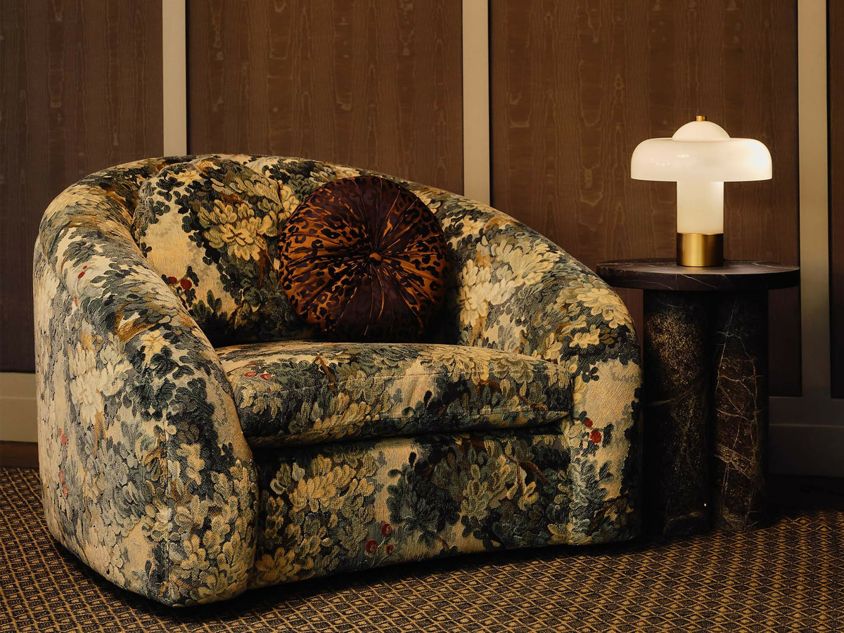 STELLA SWIVEL ARMCHAIR BY TROVE BY STUDIO DUGGAN