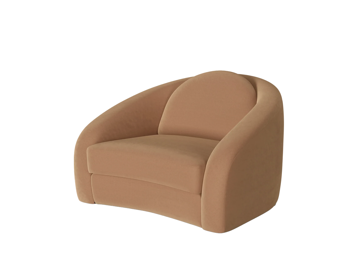 STELLA SWIVEL ARMCHAIR BY TROVE BY STUDIO DUGGAN